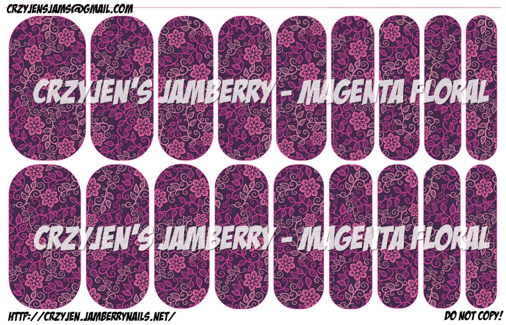 Magenta Floral